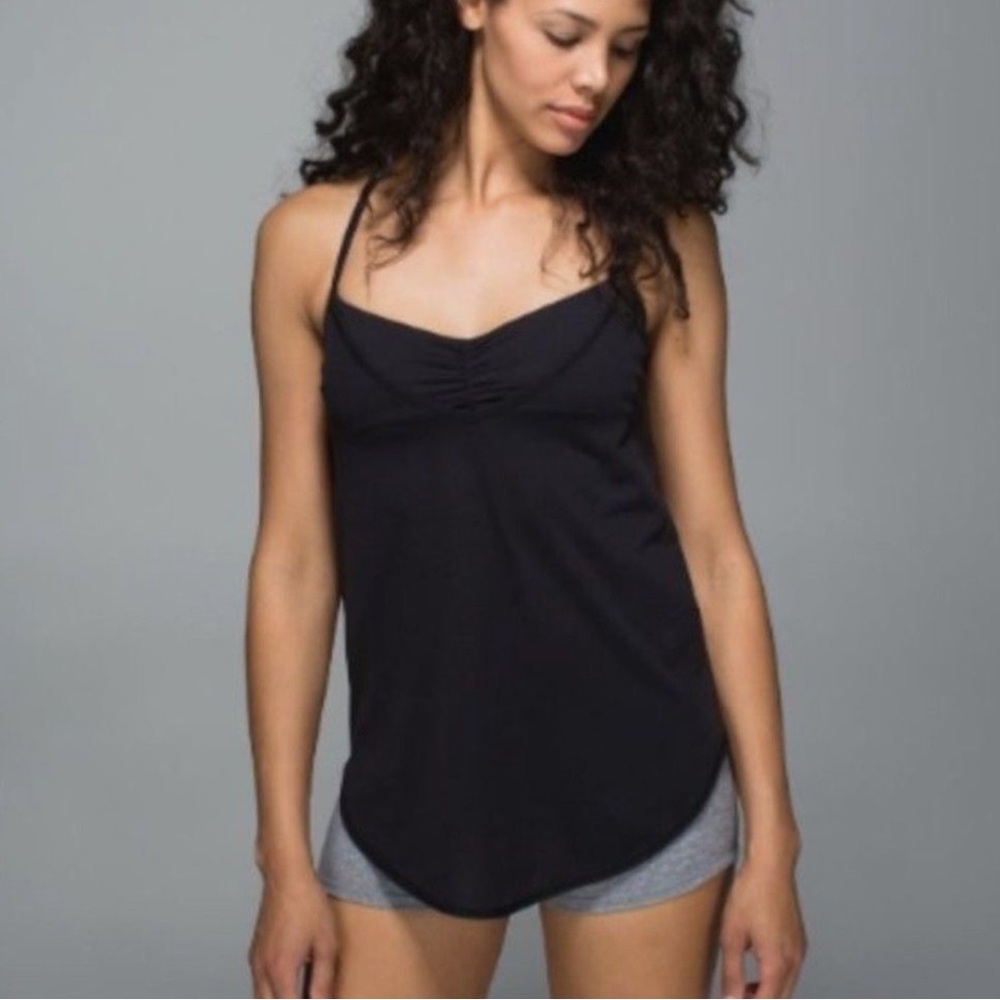 lululemon athletica Black Tank Top